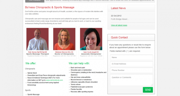 Bo'ness Chiropractic & Sports Massage
